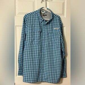 Habit Light Blue Performance Fishing Shirt SPF 40+